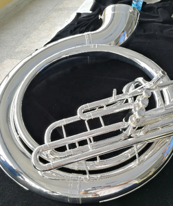 โรงงาน OEM ผลิตเครื่องดนตรีบีบี ซูซาโฟน ระดับมืออาชีพ เคลือบสีทอง/ชุบเงิน - Product Image 6