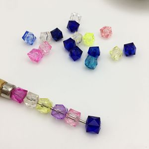 Sinrong Groothandel 10Mm Kristal Transparant Acryl Vierkant Ronde Bulk Kralen 500G Sieraden Per Tas - Product Image 4