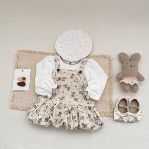 Zomer Infant Sling Romper Peuter Meisjes Bloemenprint Rompertje Katoen Babykleding - Product Image 4