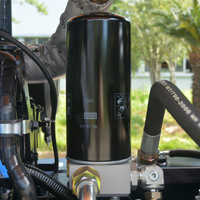Compresseurs d'air portables diesel à vis haute pression 450 CFM 145 psi 12,5 m/min 118 kW avec moteur Yuchai pour l'exploitation minière et le forage 10 bars