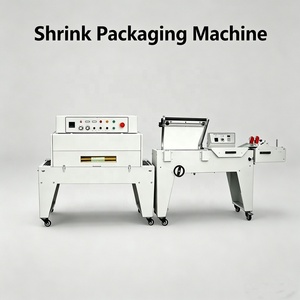 Machine d'emballage semi-automatique à barre en L <span class=keywords><strong>pour</strong></span> film rétractable, idéale <span class=keywords><strong>pour</strong></span> l'alimentation, les produits chimiques, les cigarettes, les vêtements, le film plastique et les feuilles métalliques – Moteur, composant clé - Product Image 3