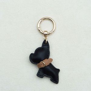 <b>Custom</b> Pet French Bulldog PU Leather <b>Keychain</b> Luxury Car <b>Keychain</b> with Bag Charm Pendant Key Chains - Product Image 5