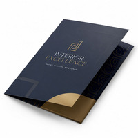 Carpeta de Presentación Personalizada con Logotipo, Tamaño A4/A5, con Bolsillo, para Oficina, Garantía de Calidad