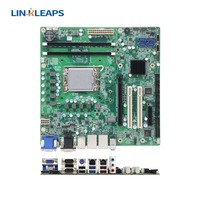 Linkleaps H610 LGA1700 Mikro-Industrie-Motherboard Unterstützt 12., 13., 14. Generation I3 I5 I7 I9 mit 6 COM Dual GbE LAN 2 PCIe 2 PCI