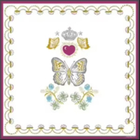 Tapis de Mahjong Américain de Luxe Style Floral, Taille Standard US, Surface Imperméable et Silencieuse, Thème Rose et Bleu pour Soirées Jeux