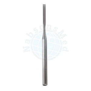 มีดตัดกระดูก Hoke Osteotome ขนาด 5 นิ้ว แบบตรง ใบมีดคมเฉียงขนาด 3/16 นิ้ว ทำจากเหล็กกล้าไร้สนิม สำหรับศัลยกรรมกระดูก ได้รับการรับรองมาตรฐาน CE - Product Image 1