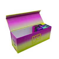 Boîtes d'emballage en papier pliables avec fermeture magnétique personnalisée, boîtes cadeaux rigides de luxe avec couvercle magnétique