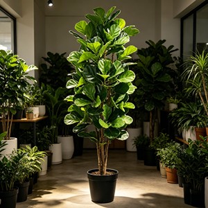 Wholesale prices for Ficus pandurata with real wooden poles. Direct from the factory. Durable and evergreen - Product Image 3