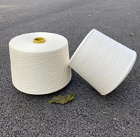 12s 16s 20s 30s 40s 100% Polyester High Tenacity Bleached Yarn for Sewing Knitting Weaving