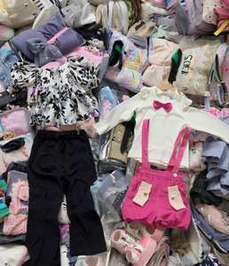 Vente directe usine – Nouveaux ensembles de vêtements imprimés en coton pour enfants, kits mixtes pour 0-12 ans, prix de gros, collection printemps, Guangdong - Product Image 3