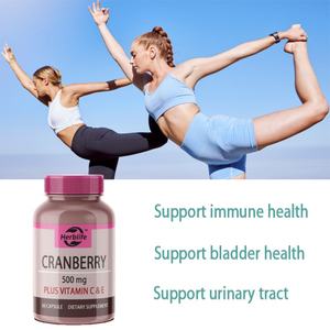 Cápsulas de Arándano Rojo con Vitaminas C y E para Adultos, Suplementos Herbales, Venta Caliente OEM/ODM - Product Image 3