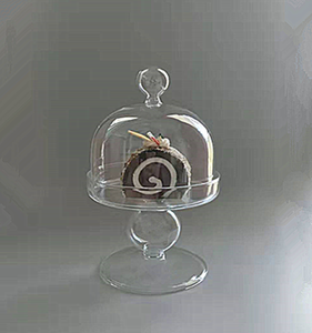 Wholesale Catering Glass <strong>Cake</strong> Dome Transparent Glass <strong>Cake</strong> Dome Glass <strong>Cake</strong> <strong>Cover</strong> - Product Image 1