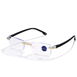 <span class=keywords><strong>Gafas</strong></span> de lectura bifocales para <span class=keywords><strong>presbicia</strong></span> con luz azul y sin montura, con protección contra la luz azul, <span class=keywords><strong>precio</strong></span> barato a granel - Product Image 2