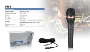 Cable de 5 metros con cable dinámico unidireccional para cantar, el mejor micrófono vocal cardioide de mano - Product Image 5