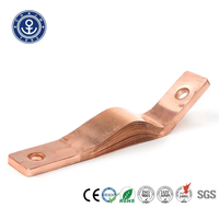 Barra Colectora de Cobre Flexible, Conector de Cobre Laminado y Recubierto de Estaño para Transformadores de Equipos de Conexión