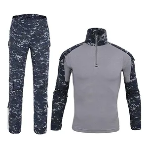 Navy blau tactical uniform US navy camo marineblau uniformen g3 ozean frosch anzüge camouflage uniform