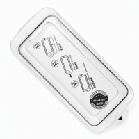 Protection d'écran en verre trempé 9H anti-traces de doigts sans bulles avec cadre d'installation pour iPhone 17 Pro Max