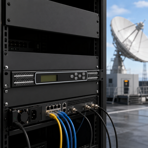 Modem satellite professionnel 1U en rack avec interface <span class=keywords><strong>IP</strong></span> et sortie RF pour système de tête de réseau de télévision numérique - Product Image 3