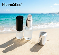 Botol Atomizer Kaca Isi Ulang 10ml, Silinder, untuk Sampel Parfum, Minyak Atsiri & Semprotan Ruangan