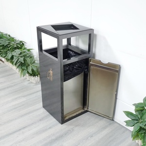 Thùng Rác Kim Loại Gạt Tàn 18 Gallon Thùng Rác Đường Phố - Product Image 4