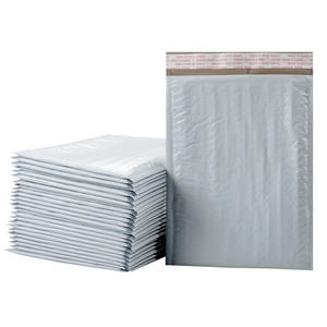 Enveloppes à bulles écologiques 6x10 pouces, enveloppes rembourrées en polyéthylène, personnalisables, colis d'expédition pour petites entreprises, opaques, auto-adhésives - Product Image 1