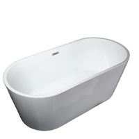 Baignoire autoportante en acrylique à massage, design moderne, égouttoir automatique, plusieurs tailles disponibles, vente chaude, garantie 5 ans
