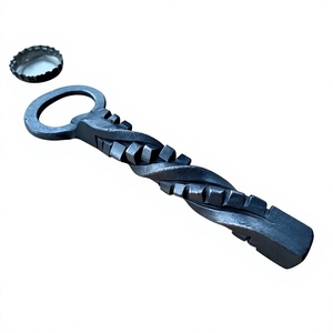 Décapsuleur porte-clés en fonte métallique personnalisé, écologique, à bords lisses, 3 lames, manuel, compatible lave-vaisselle, en gros - Product Image 3