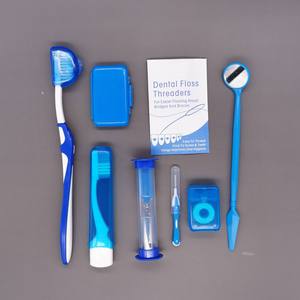 Ensemble de soins orthodontiques cire orthodontique <span class=keywords><strong>cheveux</strong></span> doux brosse à dents brossage interdentaire <span class=keywords><strong>fil</strong></span> extracteur soins orthodontiques - Product Image 1