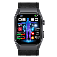 Reloj Inteligente GS500 de Fabricación Directa, Pantalla AMOLED de 2.06 Pulgadas, Llamadas 4G, Examen Físico con un Solo Toque, ECG