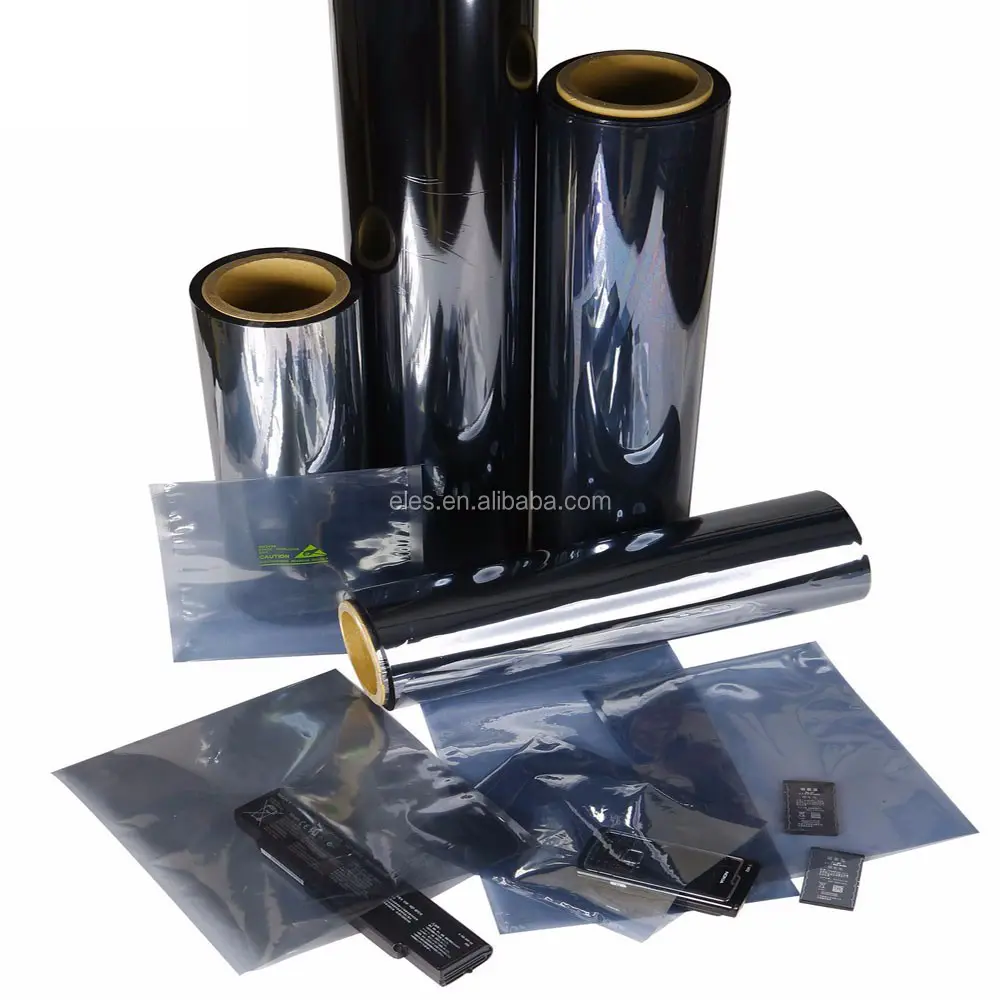 High pressure metallic reflective mylar sheet film roll esd laminated pouch bag sheets