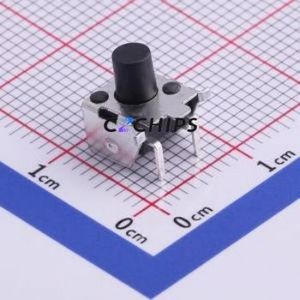 TS-1037-A8B3-D2 Tactile Switch SMD,6x6mm Switch Single Pole Single Throw Round Button Horizontal Mount 6mm - Product Image 1