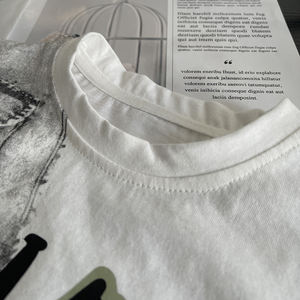 Set Estivo 2026 per Bambini: T-Shirt a Maniche Corte con Cartoni Animati <span class=keywords><strong>e</strong></span> Pantaloncini in Denim Tie-Dye, 2 Pezzi con Logo Personalizzato - Product Image 5