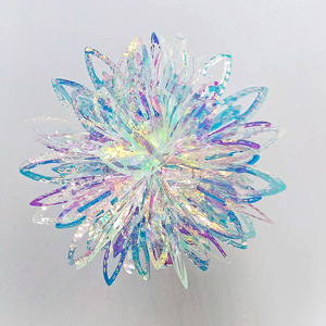 <span class=keywords><strong>2023</strong></span> Film ornement fête mariage saint valentin noël flocon de neige pendentif papier bonne année nouvel an Led chapeau pour dames - Product Image 4