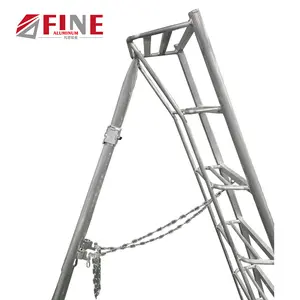 Soporte de aluminio para recolección de fruta, trípode para cultivo de huerto, escalera para fruta