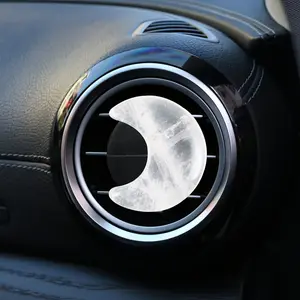 New Acrylic Automotive Styling Ornament Perfume Funny Moon car perfume Air Freshener Perfumes