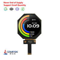 Écran tactile capacitif circulaire LCD personnalisé Startek 1,3/1,6/2,1/2,47/2,8/3,4/5 pouces, module d'affichage LCD rond IPS TFT