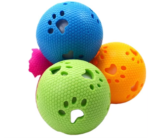 Özel güvenli ve toksik olmayan toptan doğal kauçuk Molar interaktif köpek yüz lastik top köpek çiğneme oyuncakları - Product Image 3