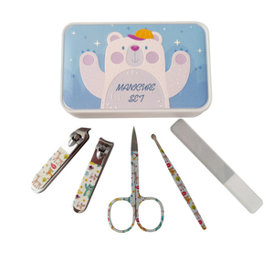 WELLFLYER-Estuche de acero inoxidable <span class=keywords><strong>para</strong></span> el cuidado de las uñas, <span class=keywords><strong>kit</strong></span> de herramientas <span class=keywords><strong>para</strong></span> el cuidado personal <span class=keywords><strong>para</strong></span> chicas - Product Image 1