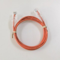 Kabel Patch Cat6 UTP Ultra Tipis Berkualitas Tinggi 28AWG Konduktor Tembaga Selubung PVC LSZH Hemat Ruang