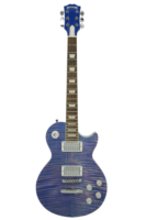 Eastern Music Hardluck Kings BOSSMAN ROCKAWAY BEACH Edisi Terbatas Blue Stain Flame Maple Veneer Gitar Elektrik Dengan Hard Case