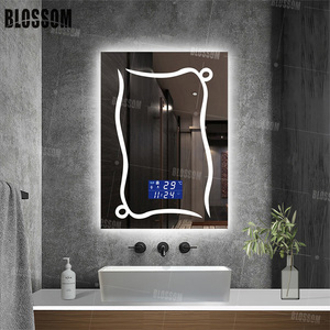 Hotel <strong>Bathroom</strong> <strong>Lighting</strong> <strong>Sensor</strong> Three Color Change Modern Decorative Wall Mirror - Product Image 2