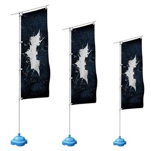 Drapeau bannière personnalisé 180x60cm en polyester, impression numérique par sublimation, logo, pas cher, pour affichage intérieur et extérieur, plage - Product Image 4