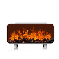 Diffuseur d'arômes et humidificateur silencieux à flamme de cheminée simulée, pulvérisateur de parfum automatique pour la maison et la chambre