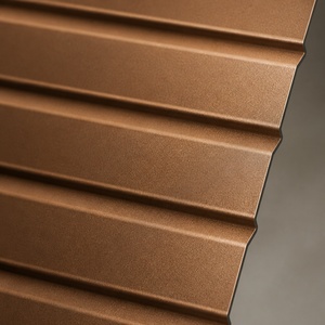 Panneau de bardage mural en aluminium ton chaud pour façade de bâtiment de grande hauteur - Product Image 3