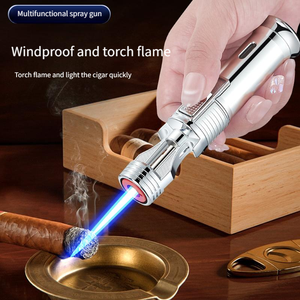 Torche <span class=keywords><strong>de</strong></span> soudage à flamme directe DEBANG, ouvre-<span class=keywords><strong>bouteille</strong></span>, briquet avec ouvre-<span class=keywords><strong>bouteille</strong></span> <span class=keywords><strong>de</strong></span> bière, briquet torche pour cigare, barbecue - Product Image 6