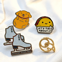Badges en métal personnalisés pour anime et dessins animés, nouvelle tendance, épingles en émail dur et doux vierges en gros, directement de l'usine