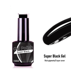 Professional UV Gel <strong>Polish</strong> Super <strong>Black</strong> and White Nail Art Supplies Factory Wholesale with Private Label - Product Image 2