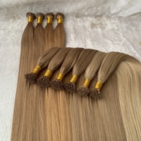 Livraison rapide Pré-collé I/U/K Tip Cheveux Double Dessiné I Tip Extensions de Cheveux Humains Remy Cheveux Bruts