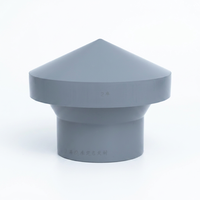 Capuchon de ventilation silencieux anti-blocage en PP pour toit, raccord de ventilation pour tuyau d'égout à prise unique