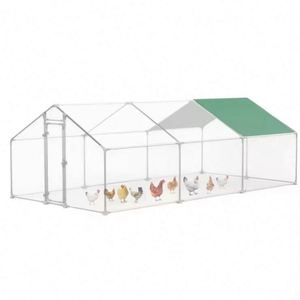 Cage à lapins et volailles en métal, poulailler pour poules pondeuses, maison pour animaux de compagnie à vendre - Product Image 2